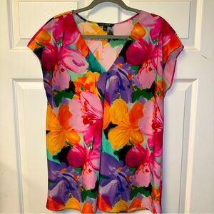 Lauren Ralph Lauren floral‎ top L